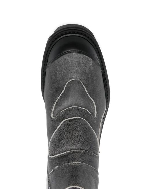 GmbH Black Bottines Aeon À Effet Craquelé for men