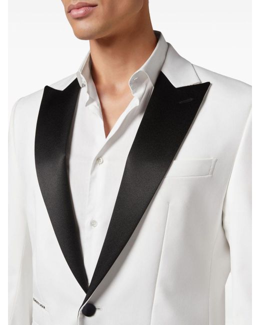 Philipp Plein White Single-breasted Suit for men