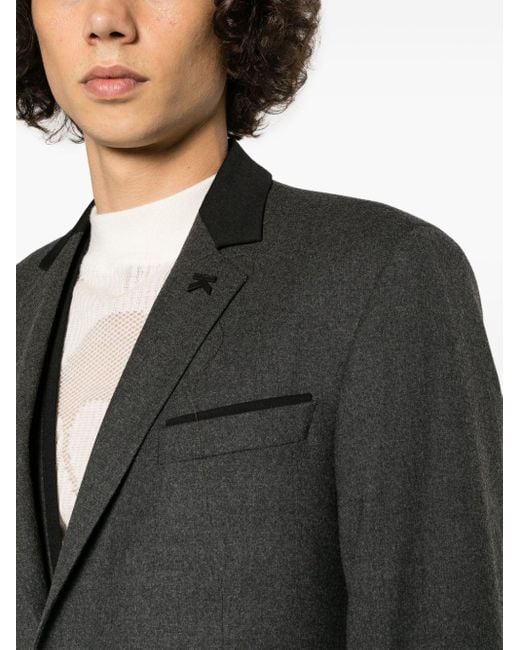 Karl Lagerfeld Black Rock Three-piece Suit for men