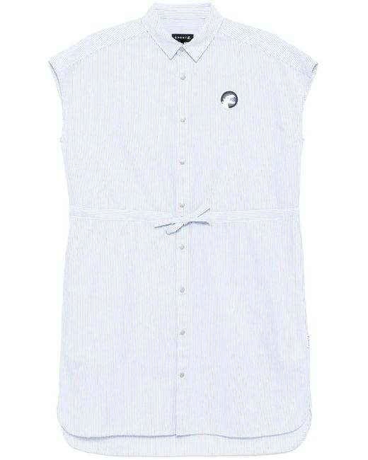 SPORT b. by agnès b. ダイナソーパッチ オックスフォード ドレス White