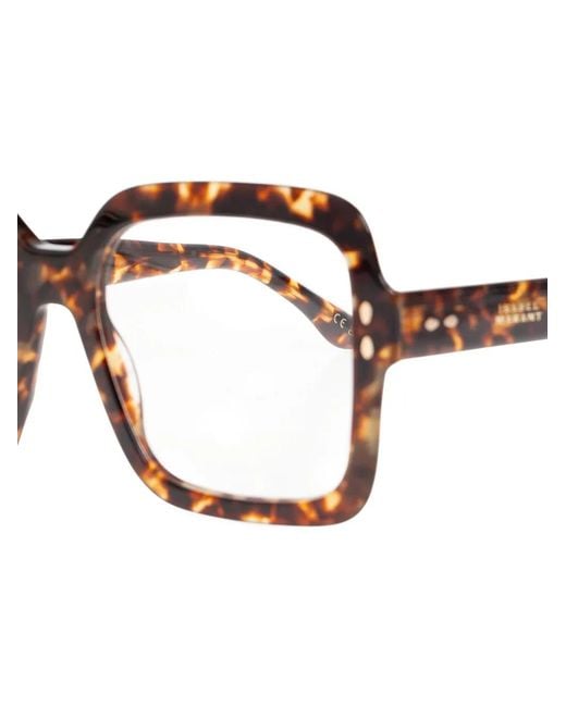 Isabel Marant Brown Tortoiseshell-Effect Glasses