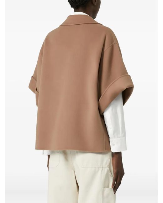 Weekend by Maxmara Natural Pera Double-Breasted Short Coat