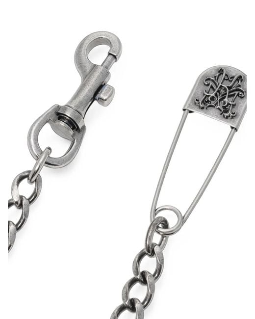 KAMIYA White Kmy Wallet Chain for men