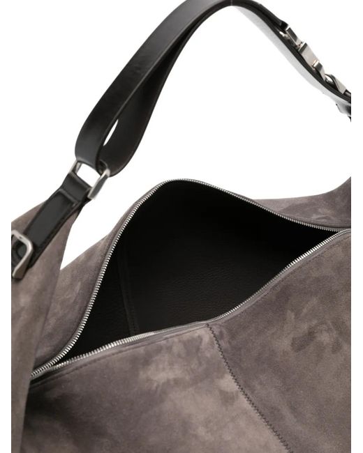 Lemaire Gray Large Quiver Clip Shoulder Bag