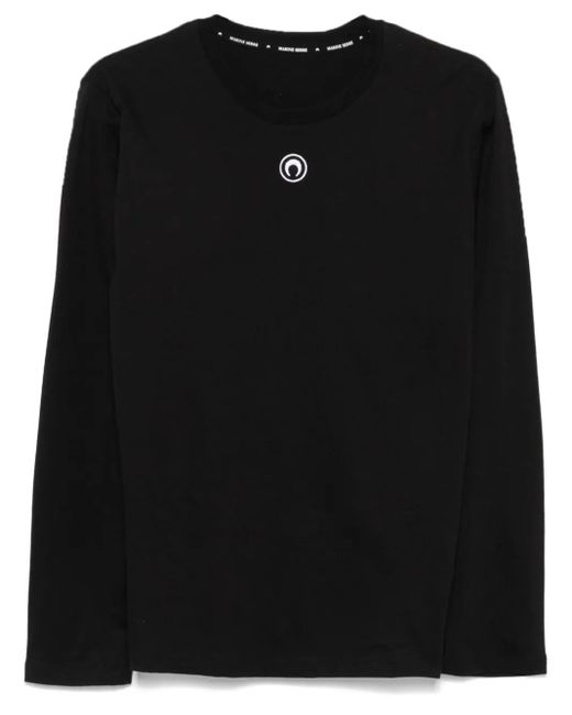 MARINE SERRE T-Shirt Mit Mond-Logo in Black für Herren