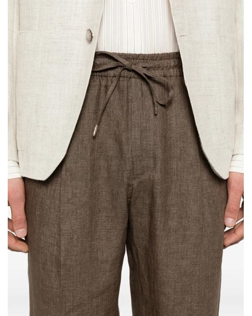 Briglia 1949 Gray Wimbledons Drawstring Trousers for men