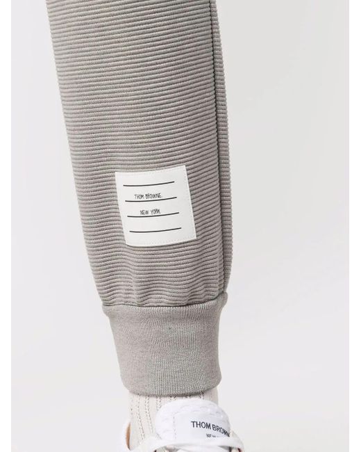 Pantalones de chándal con motivo 4-Bar Thom Browne de color Gray