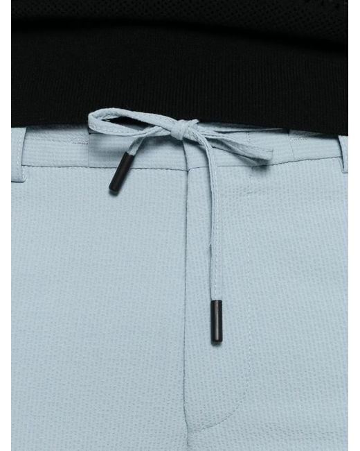 Karl Lagerfeld Blue Pace Drawstring Trousers for men