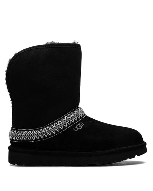 Ugg Black Classic Crescent Boot Boots