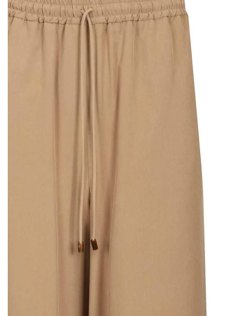 Max Mara Natural Genero Drawstring Trousers