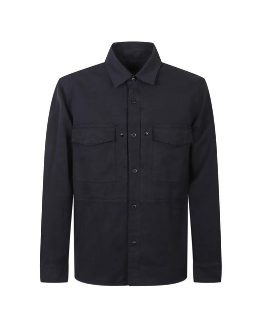 Stone Island Blue Overshirt for men