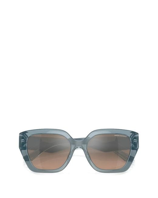 ARMANI EXCHANGE Gray Square Frame Sunglasses