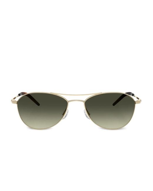 Occhiali Da Sole Aero Ii di Oliver Peoples in Green