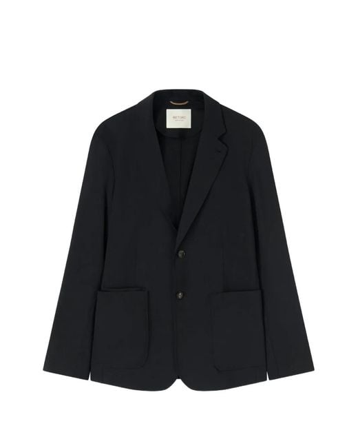 RETORI Blue Single-Breasted Wool Blazer for men