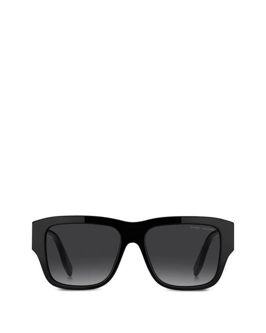 Marc Jacobs Black Rectangle-Frame Sunglasses for men