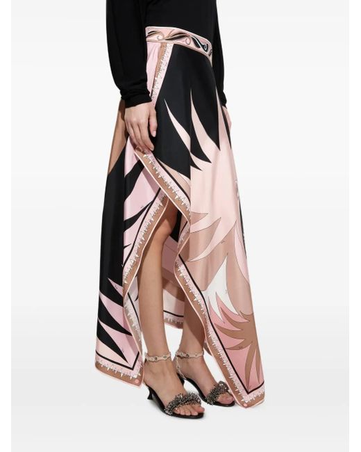 Robe À Imprimé Stella Emilio Pucci en coloris White