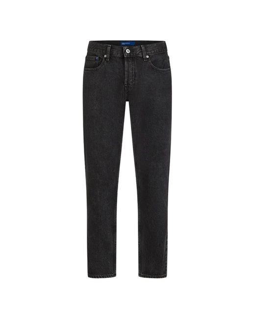 Karl Lagerfeld Black Tapered Jeans for men