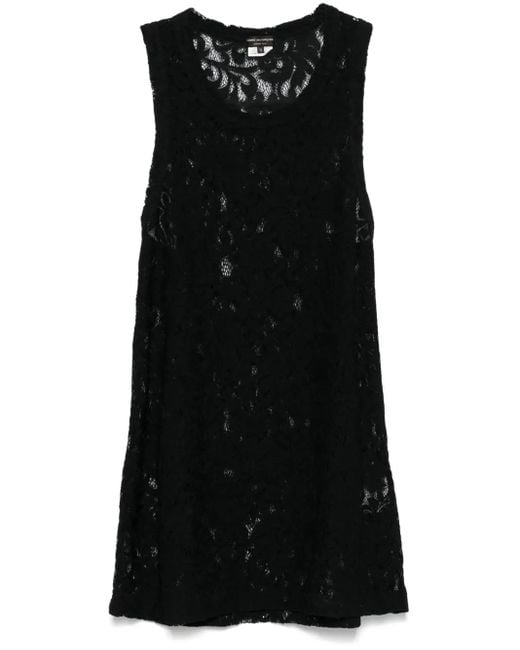 Comme des Garçons Top mit Blumenspitze in Black für Herren