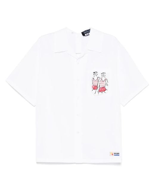 MSGM White X Luke Edward Hall Sailors for men