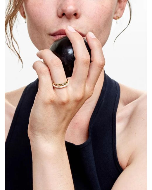 We by WHITEbIRD Metallic 18Kt Recycled Giulia Diamond Ring