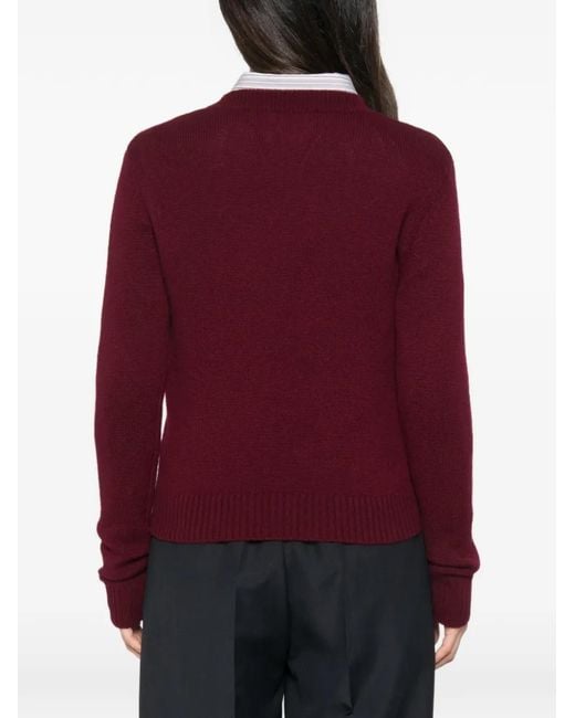 Lisa Yang Red Mable Sweater