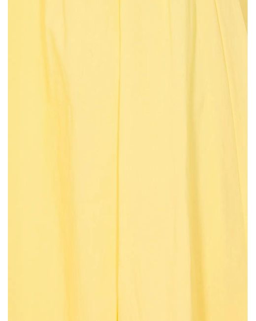 MICHAEL Michael Kors Yellow V-Neck Shoulder Strap Dress