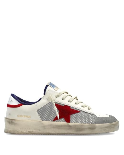 Golden Goose Deluxe Brand Gray Stardan Sneakers for men