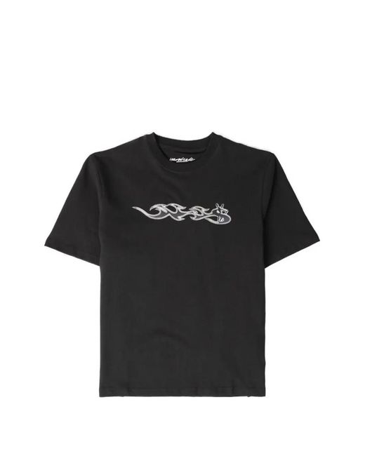 Yardsale Black Flame-Graphic T-Shirt