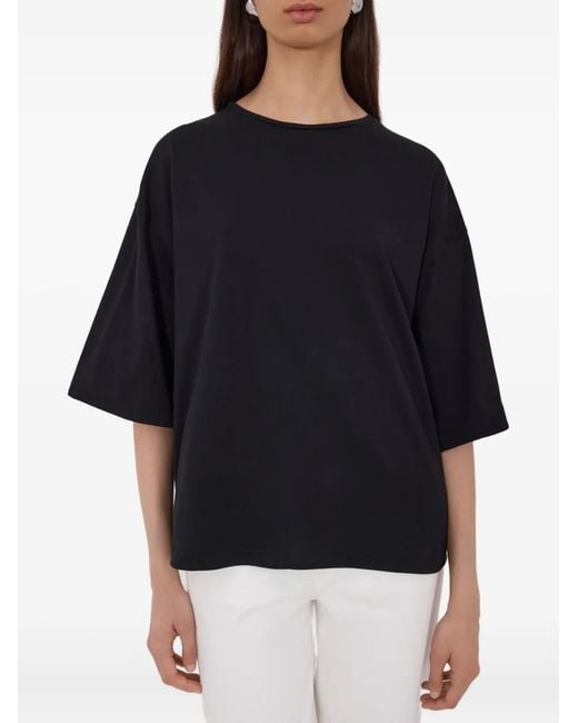 Loulou de Saison Black Osis Drop-Shoulder T-Shirt