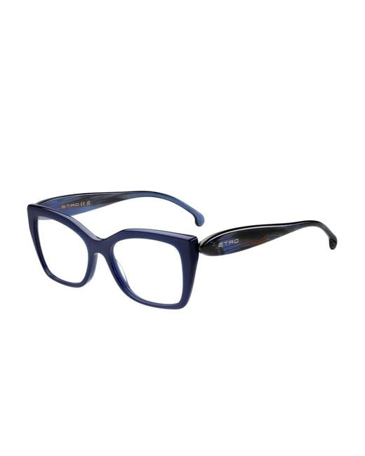 Etro Blue Square Frames