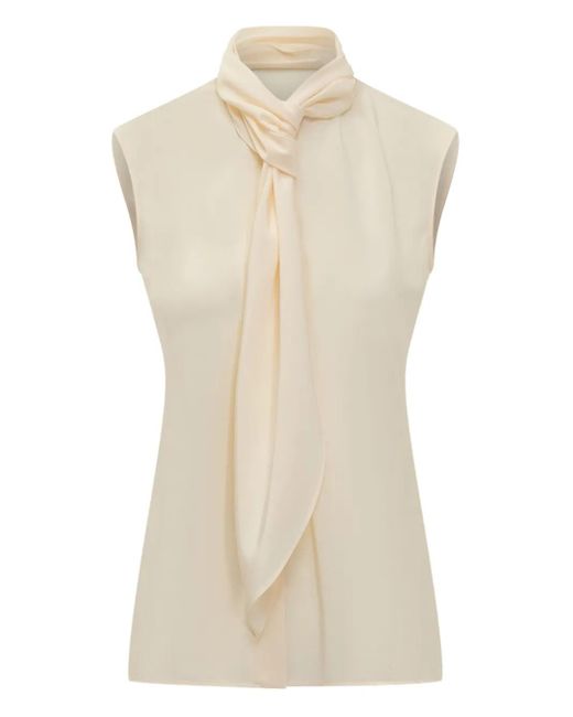 Alberta Ferretti Natural Tops