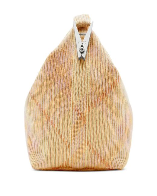 Burberry Natural Medium Peg Shoulder Bag