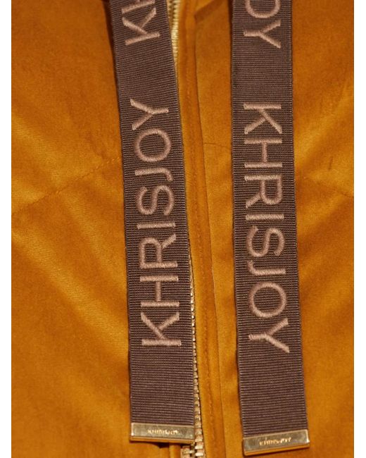 Khrisjoy Orange Iconic Milano Jacket