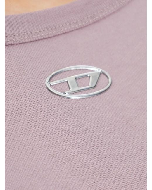DIESEL Pink T-Normy-Od-S1 T-Shirt