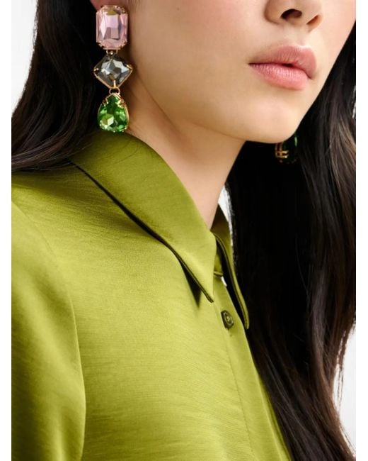 Camicia Con Colletto Alla Francese di Essentiel Antwerp in Green