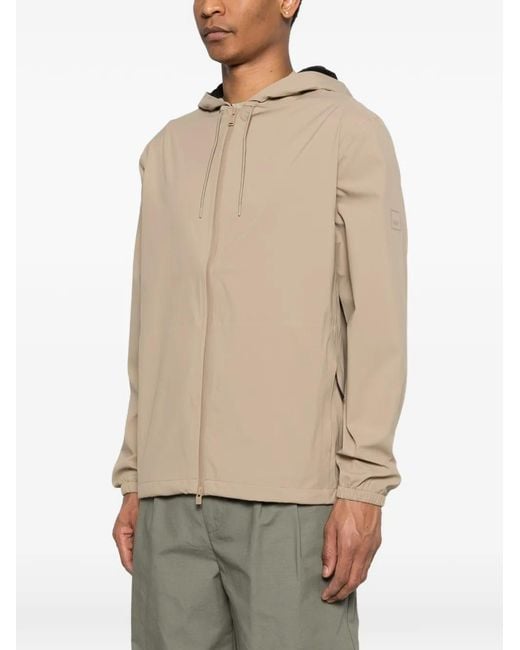 Rains Natural Suva Zip-Up Hooded Jacket for men