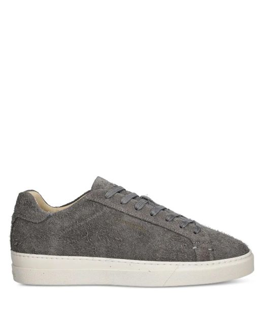 Filling Pieces Gray Suede Lace-Up Sneakers for men
