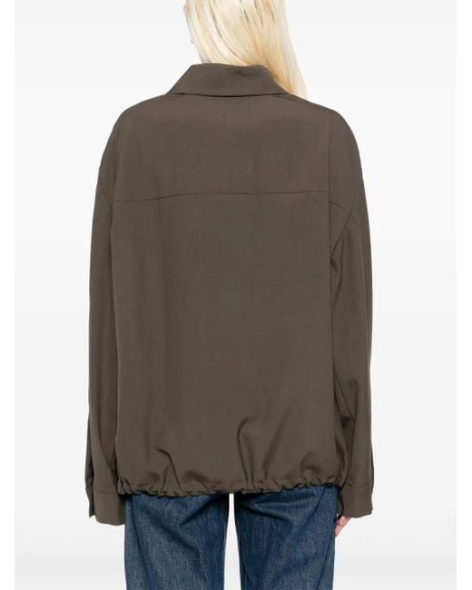 Rohe ジップアップ ジャケット Brown