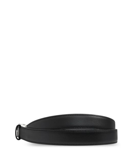 DSquared² White D2 Classic Buckle Belt for men