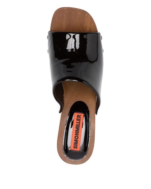 Simon Miller Brown 115Mm Chunky-Heel Sandals
