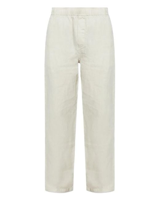 Samsøe & Samsøe Linnen Broek in het White voor heren