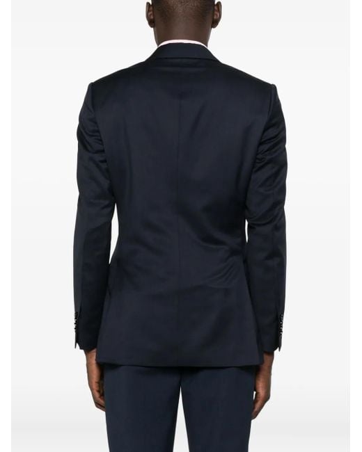 Lardini Blue Single-Button Lapel Jacket for men