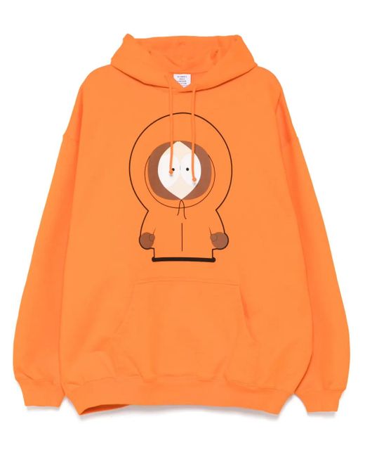 Vetements グラフィック パーカー Orange