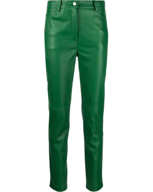 Blanca Vita Green Hose Aus Faux-Leder