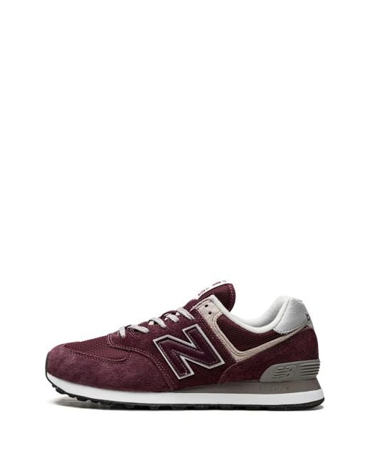 New Balance Brown 574 "Burgundy" Sneakers
