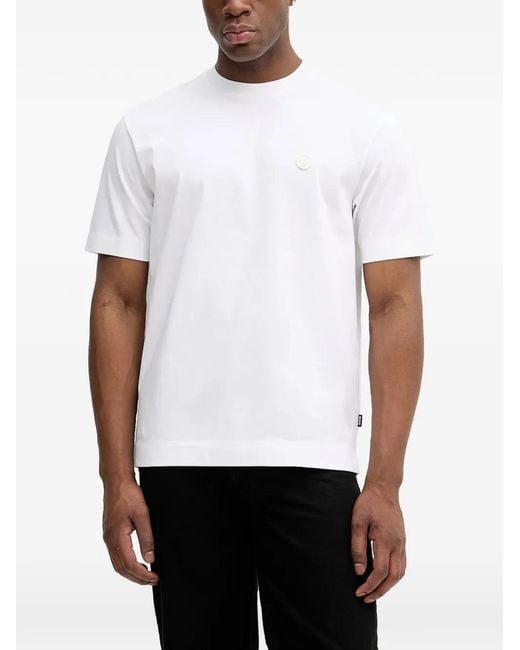 Boss White Logo T-Shirt for men
