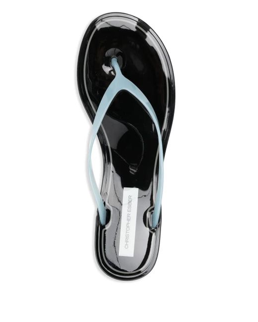 Christopher Esber White Jo Flip-Flops