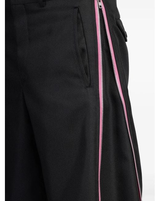 Comme des Garçons Shorts Met Ritsdetail in het Black voor heren