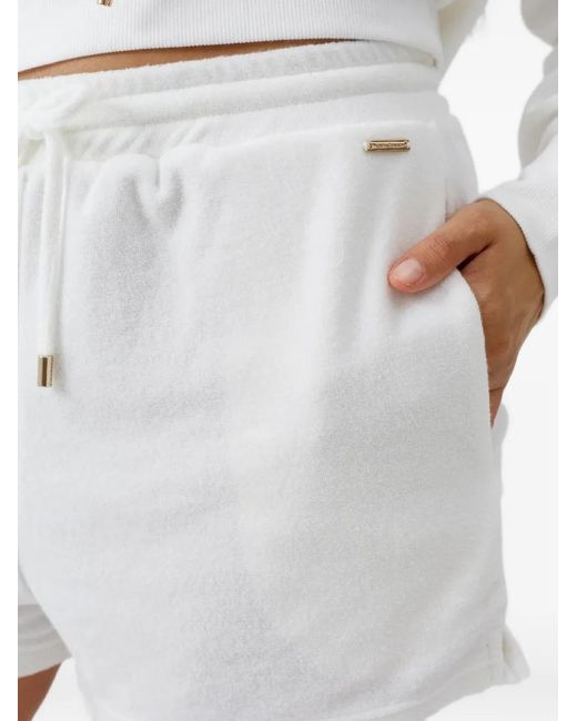 Melissa Odabash White Laura Elasticated Shorts