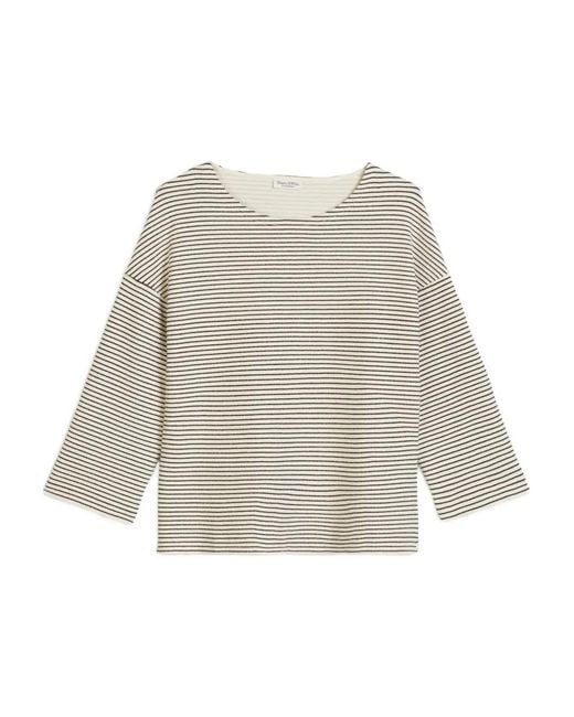 Marc O' Polo White Striped T-Shirt